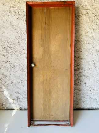 Lote #137R - Puerta de interior con marco de chapa sin llaves - 80x212cm