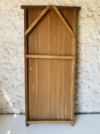 Lote #138R - Puerta de exterior cedrillo con llaves sin pestillo - 88x208cm