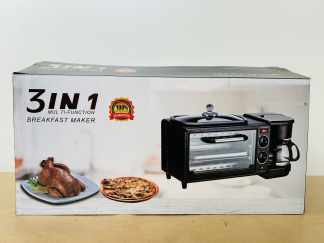 Lote #061 - Horno multifunción 3 en 1: tostador, horno y cafetera - Mod:Kzc-9L