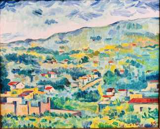 Lote #015 - Óleo sobre tela firmado abajo a la derecha L. A Laiño año 1989 - 46x38cm - 61x52cm