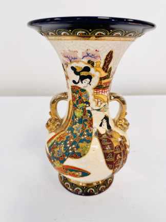 Lote #033 - Jarrón japonés estilo Satsuma - 24cm