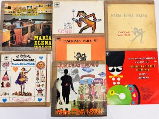 Lote #095 - 7 discos de vinilo de María Elena Walsh