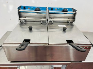 Lote #078 - Fritador eléctrico de sobremesa para 2 servicios ¨Flamemax¨