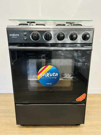 Lote #160 - Cocina a gas Enxuta 4 hornallas Modelo: CENX9604N - 60x55x90cm