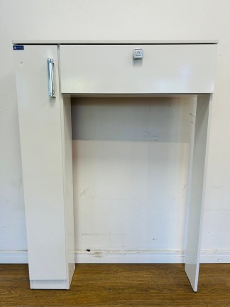 Lote #097 - Mueble para inodoro Fuji con espacio de guardado - 80x18x112cm