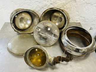 Lote #053 - Cuatro focos vintage para auto