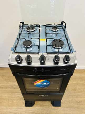 Lote #121 - Cocina a gas con encendido y grill eléctrico Enxuta modelo CENX27544 - 48x55x94cm