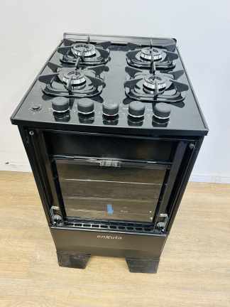 Lote #131 - Cocina a gas Enxuta - Modelo CENX27544DNG - 49x58x88cm - Falta un vidrio de la puerta del horno