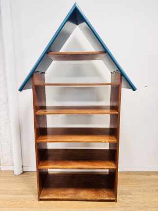 Lote #109 - Biblioteca infantil enchapada en petiribí - 115x50x200cm