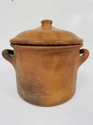 Lote #005 - Olla de barro - 26x27cm