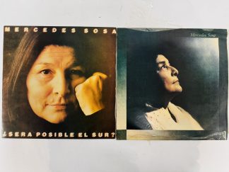 Lote #091 - Dos discos de vinilo de Mercedes Sosa