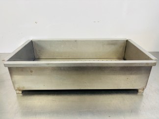 Lote #136 - Cubeta en Ac/Inox de alto calibre con escurridor - 68x36x18cm