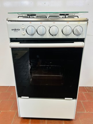 Lote #027 - Cocina a gas Enxuta 4 hornallas Mod: CENX9504W - 50x50x89cm