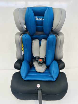 Lote #068A - Silla de bebe para auto - sin uso - color: Azul y Gris - con certificación Latu