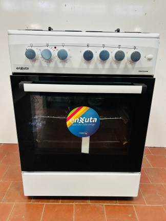 Lote #065 - Cocina combinada Enxuta 4 Hornallas Mod:CENX5644W - 60x60x85cm