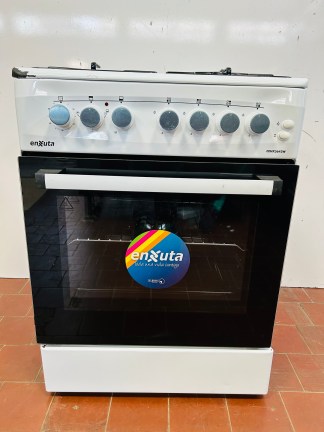 Lote #011 - Cocina a gas Enxuta cuatro hornallas Mod: CENX5642W - 60x60x85cm