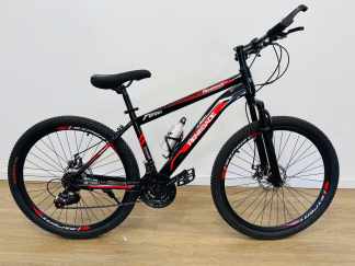 Lote #007 - Bicicleta montaña Expert Renegade rodado 26, con frenos de disco, 21 cambios Shimano y suspensión delantera - acrílico de cambiador de cambios quebrado