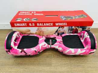 Lote #025 - Skate hoverboard eléctrico, con bluetooth, parlante y luces led