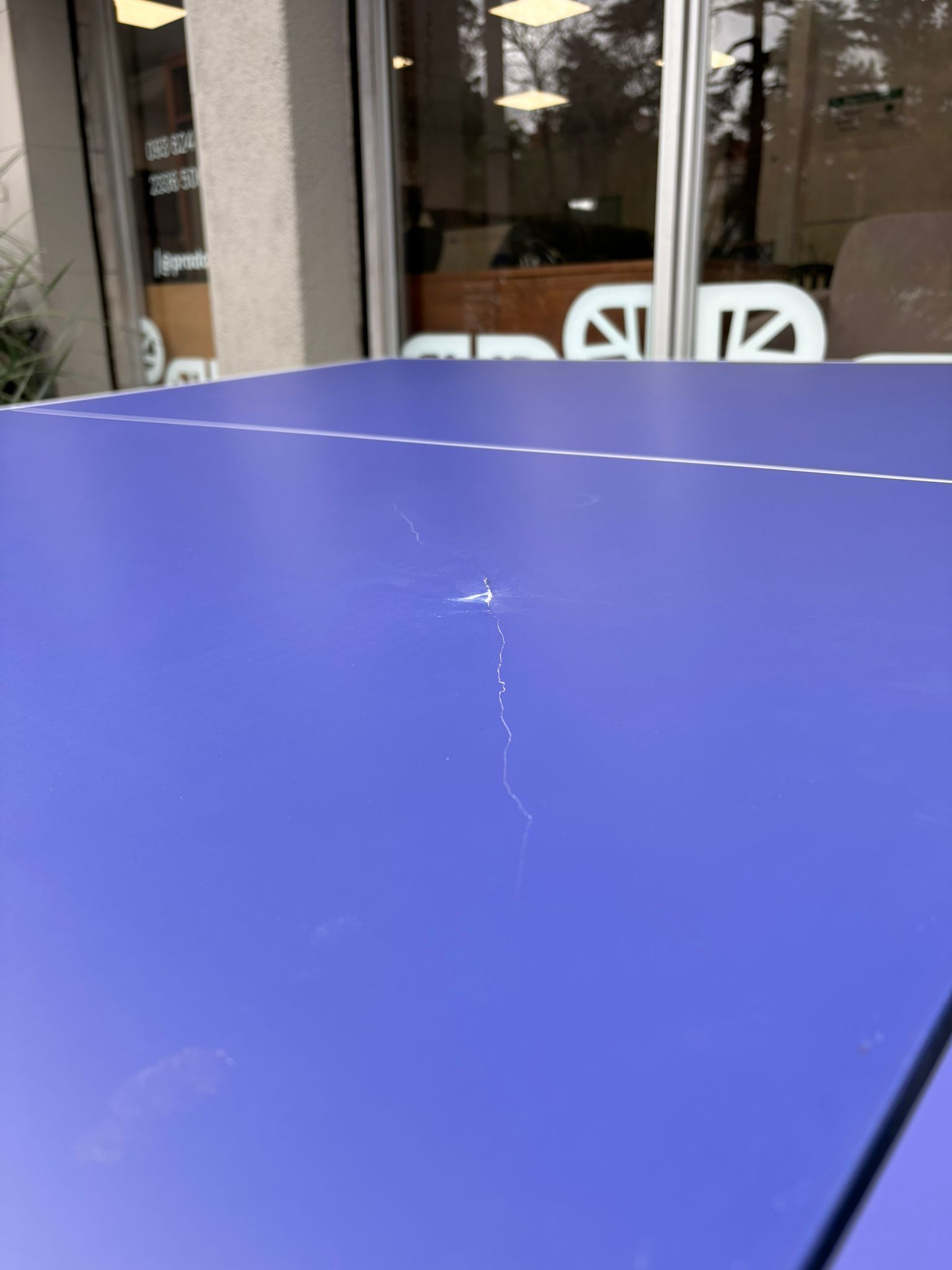 Lote #080 - Mesa de ping pong - 275x153x75cm - detalles a la vista - Imagen 3