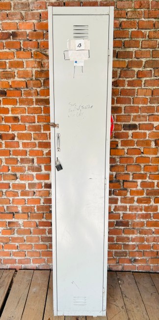 Lote #039 - Locker de chapa con una puerta - 32x46x190cm