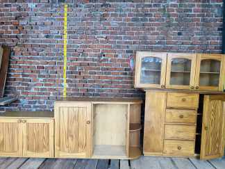 Lote #052 - Mueble de cocina en madera mas aéreo
