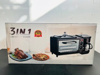 Lote #113 - Horno Multifunción 3en1, tostador, horno y cafetera . Mod:Kzc-9L