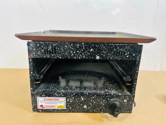 Lote #072 - Plancha de uso comercial ¨Calabro SRL¨a gas con gratinador -  42x40x28cm