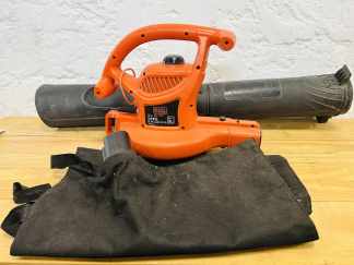 Lote #141 - Sopladora-aspiradora trituradora de hojas Black Decker