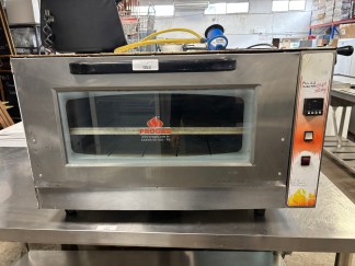 Lote #058 - Horno pizzero a gas ¨PROGAS¨ Turbo 2040 All day, para 4 bandejas de 58x48cm (incluye 1 bandeja)  - 88x81x48cm