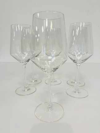 Lote #021 - Seis copas de cristal tritan para vino marca Schott Zwiesel (origen Alemania) - 24,5cm