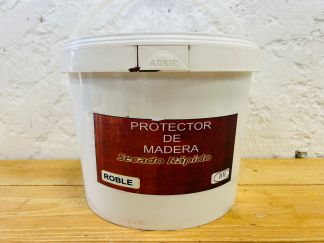 Lote #100 - Protector de madera 10L color roble