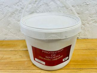 Lote #101 - Protector de madera 10L color nogal