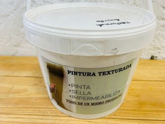 Lote #105 - Pintura texturizada de 10L color amarillo