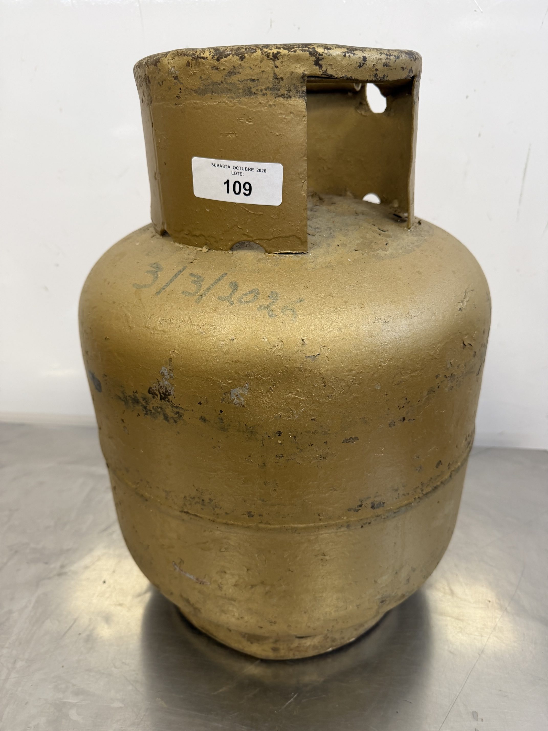 Garrafa de Gas de 13kg Dorada Usada